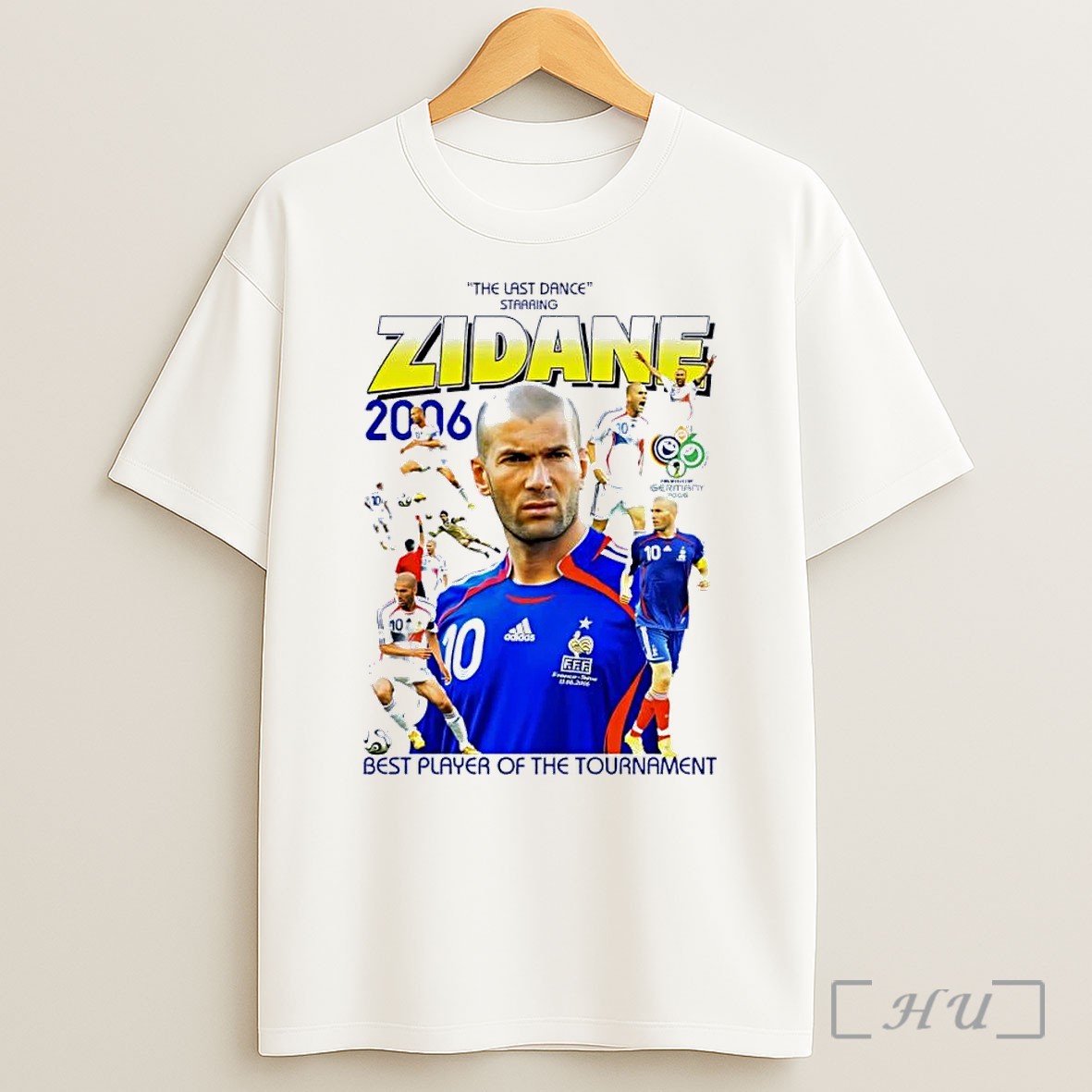 Officials Zidane The Last Dance Best Player Of The Tournament France Football White Shirt