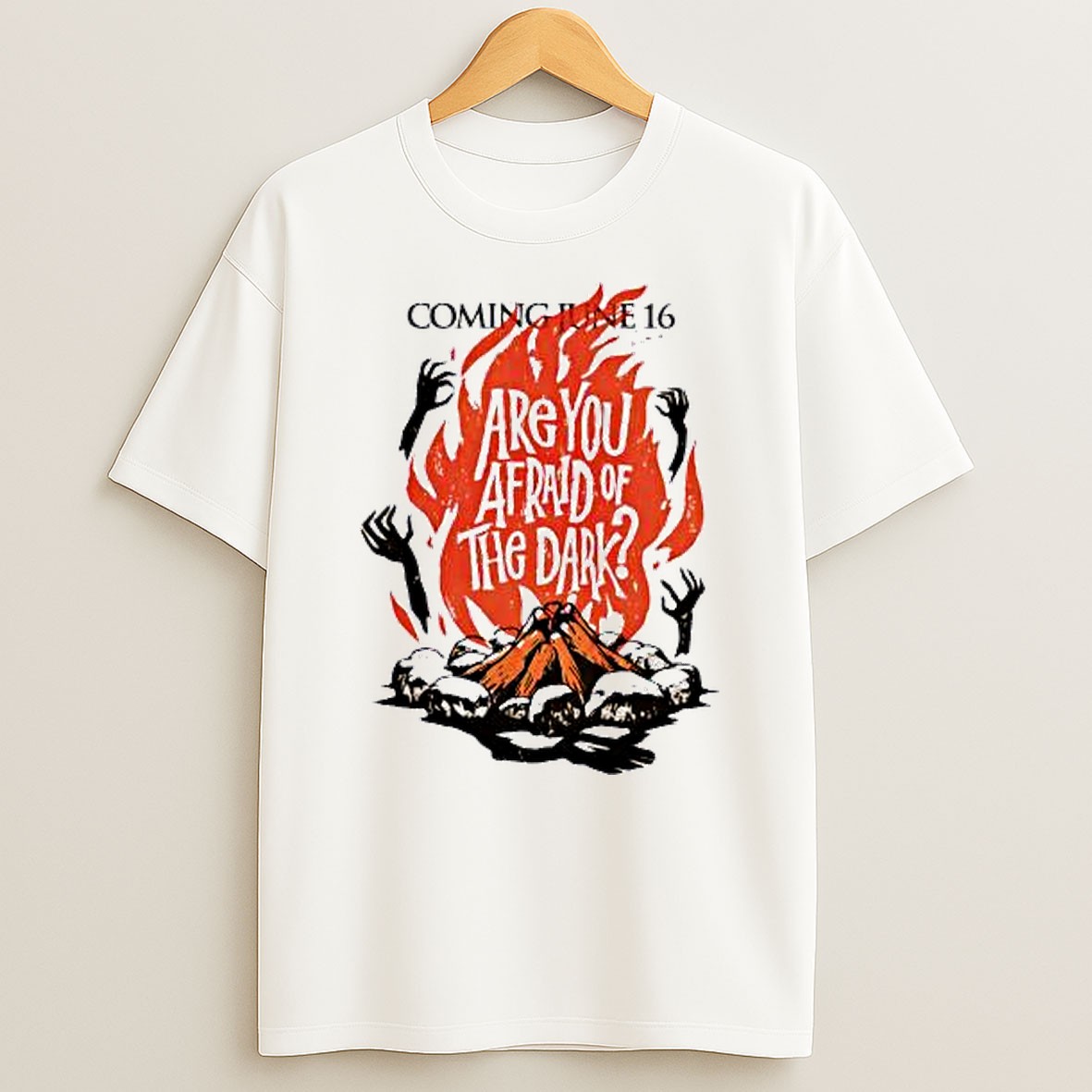 Original Are You Afraid Of The Dark Coming June 16 Nickelodeon Horror T Shirt