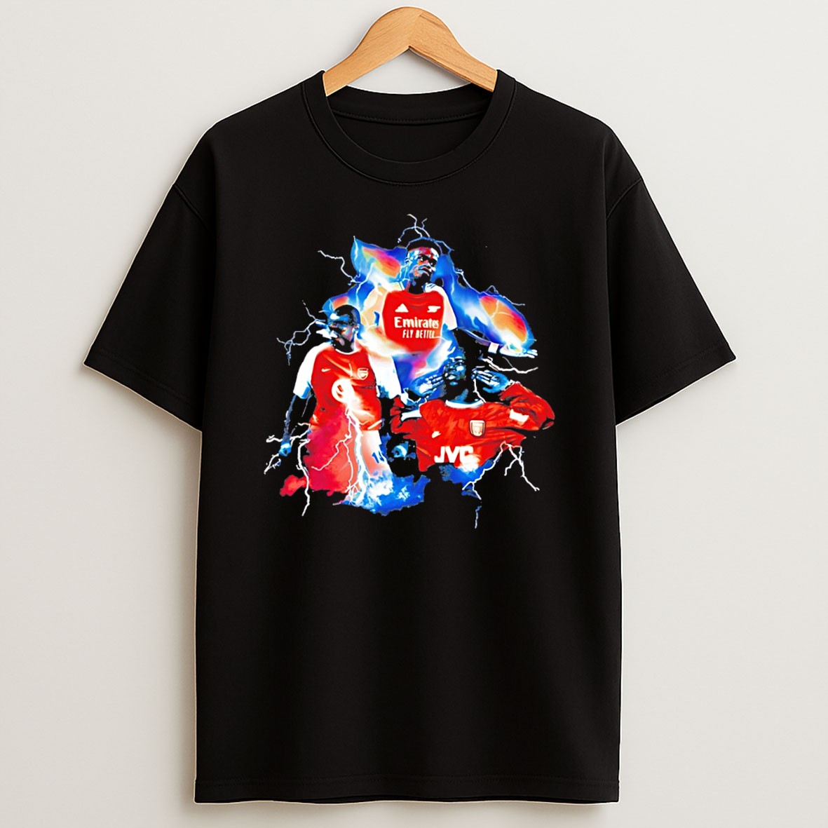 Original Arsenal Bukayo Saka And Thierry Henry Graphic Tee T Shirt