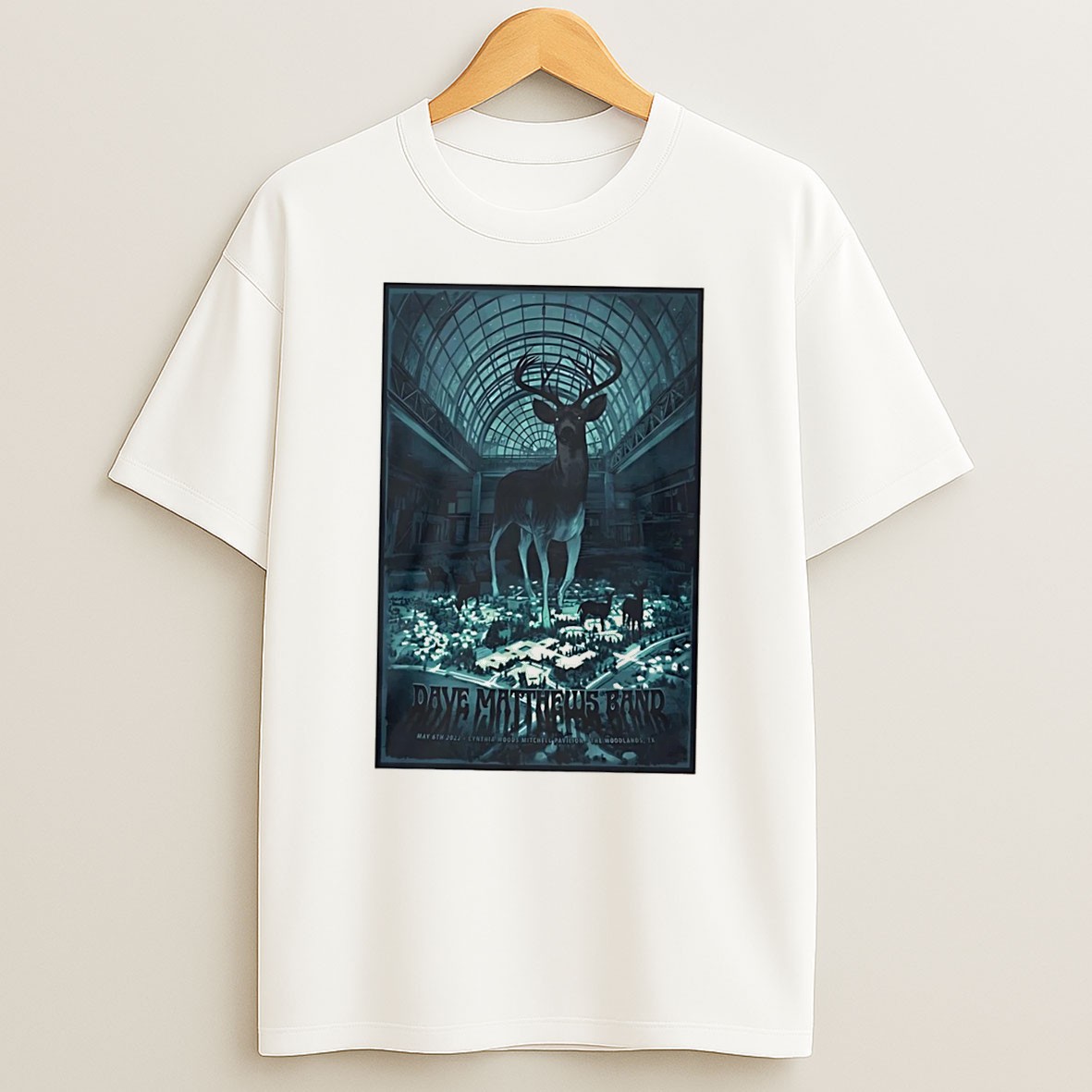 Original Dave Matthews Band May 8 2026 In The Woodlands Tx Tee T Shirt