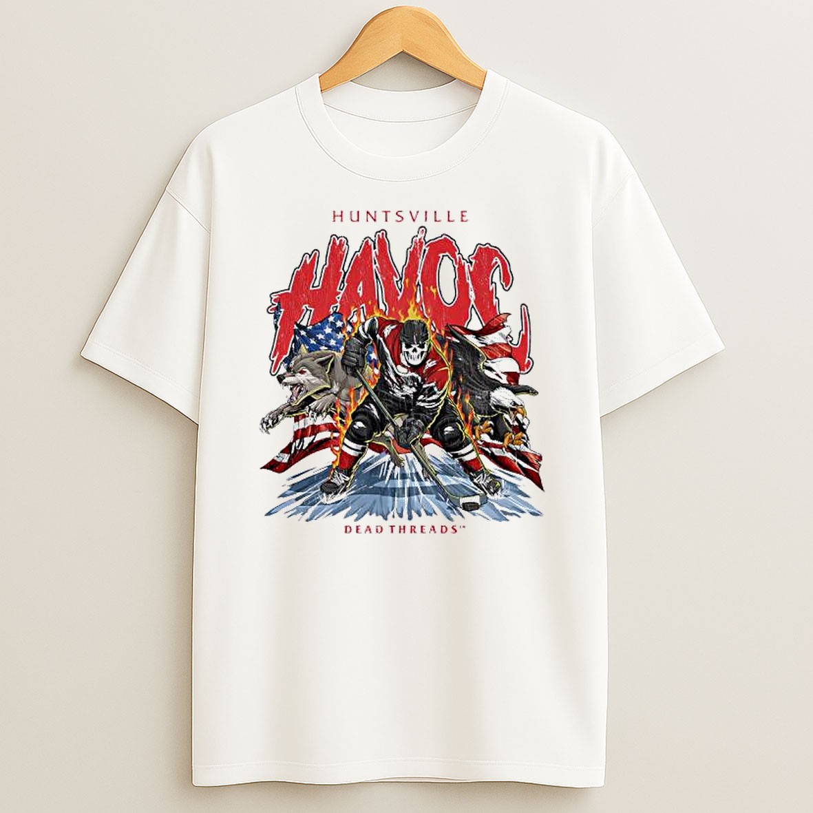 Original Dead Threads X Huntsville Havoc Freedom T Shirt