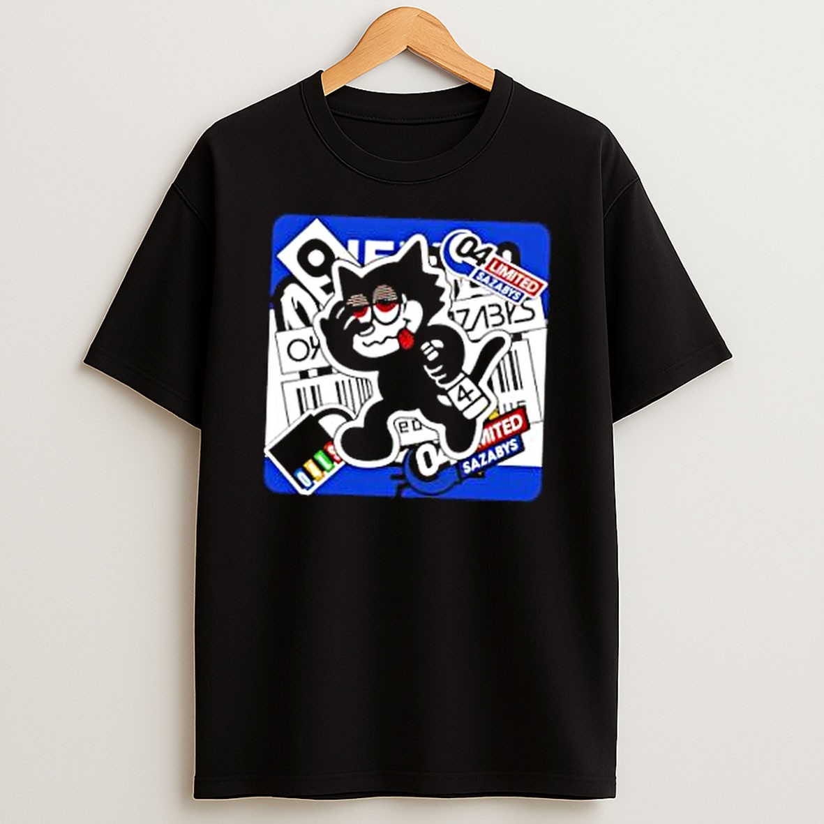 Original Felix The Cat 04 Limited Sazabys Sticker Logo T Shirt