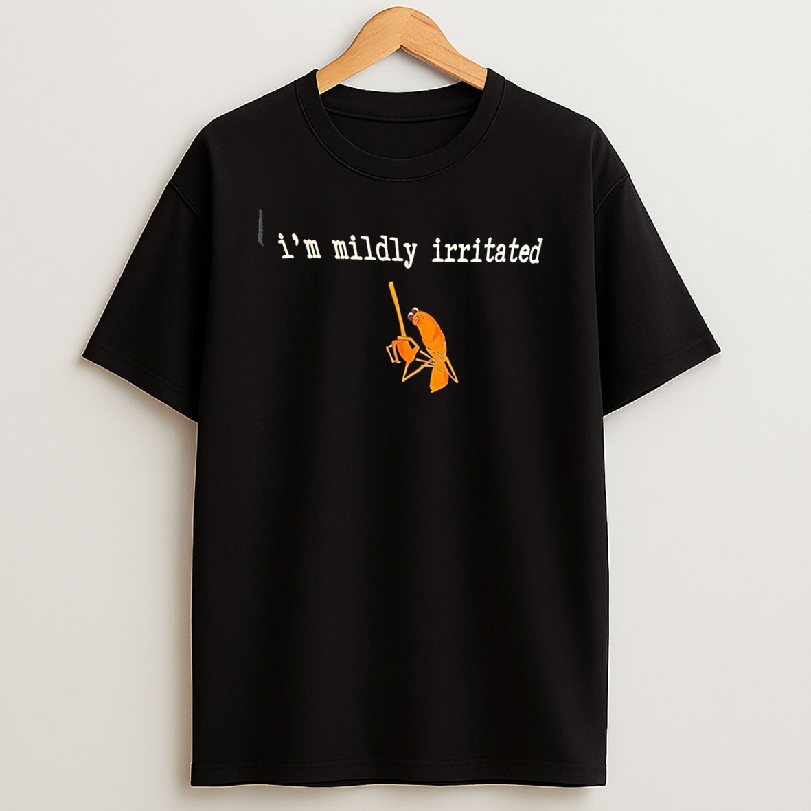 Original Im Mildly Irritated Marcus The Worm Meme Tee T Shirt