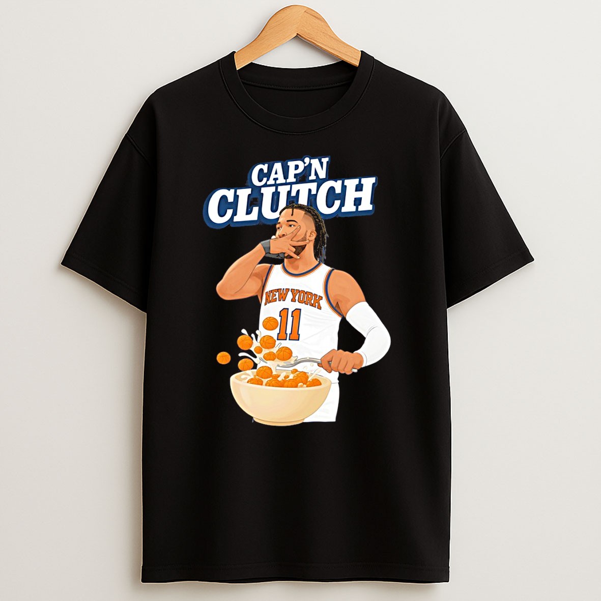 Original Jalen Brunson 3 Point Captain Clutch New York Knicks Nba 2026 T Shirt