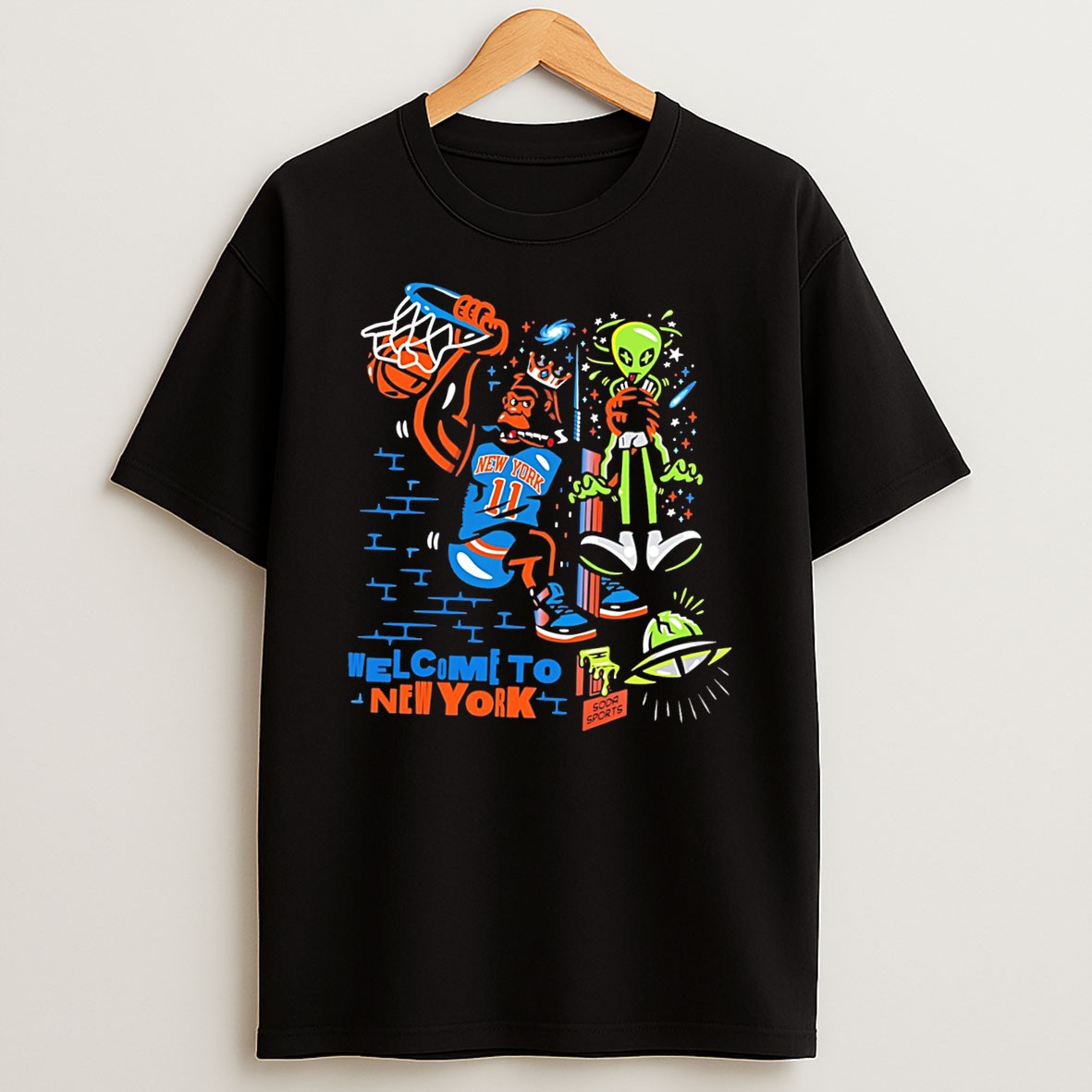 Original Ny Knicks Vs Spurs Welcome To New York Tee T Shirt