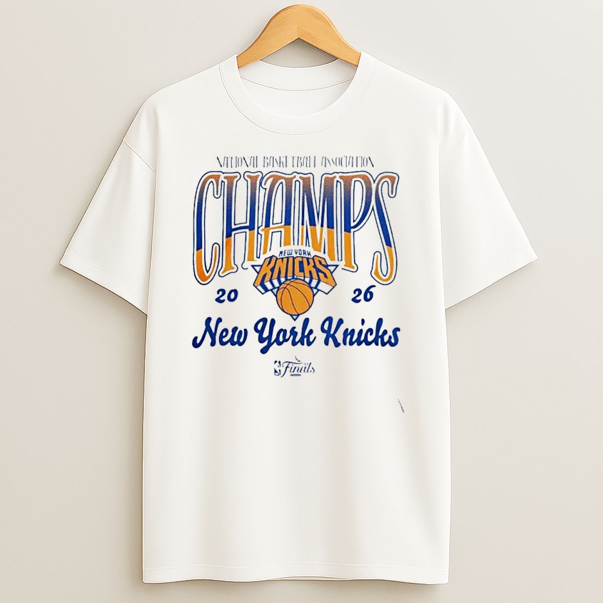 Original New York Knicks Basketball 2026 Nba Finals Champions Logo Tee T Shirt