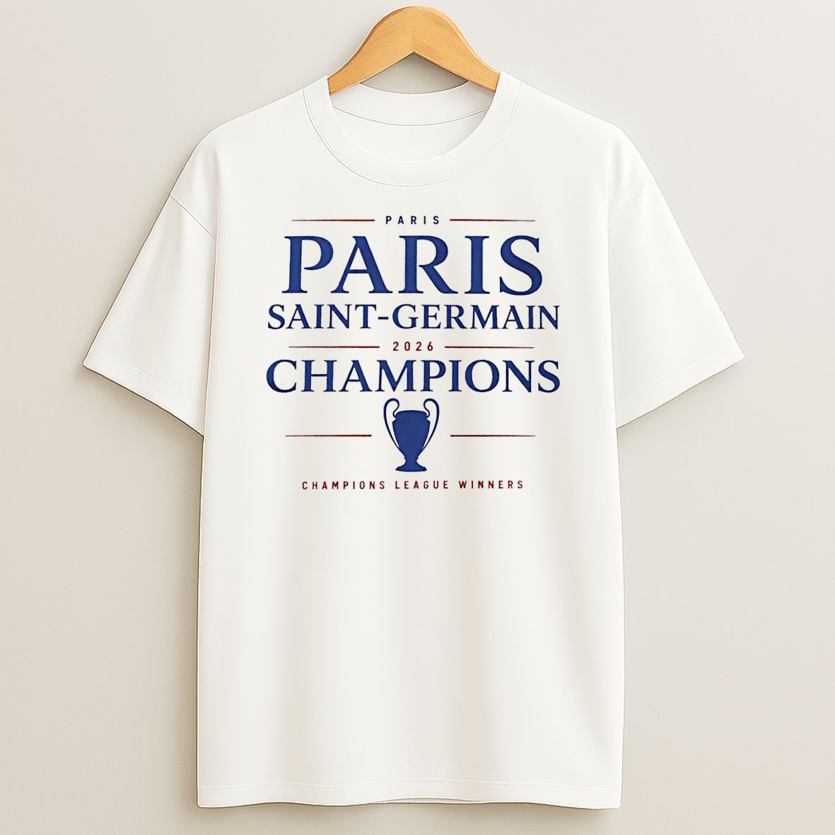 Original Paris Saint Germain 2026 Champions League Winners Sports T Shirt