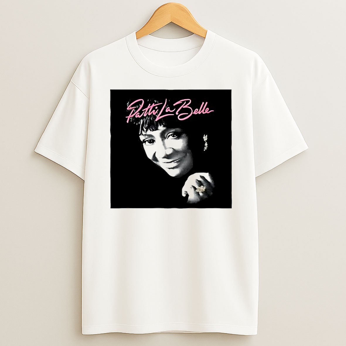 Original Patti Labelle Portrait Black And White Music Lovers T Shirt