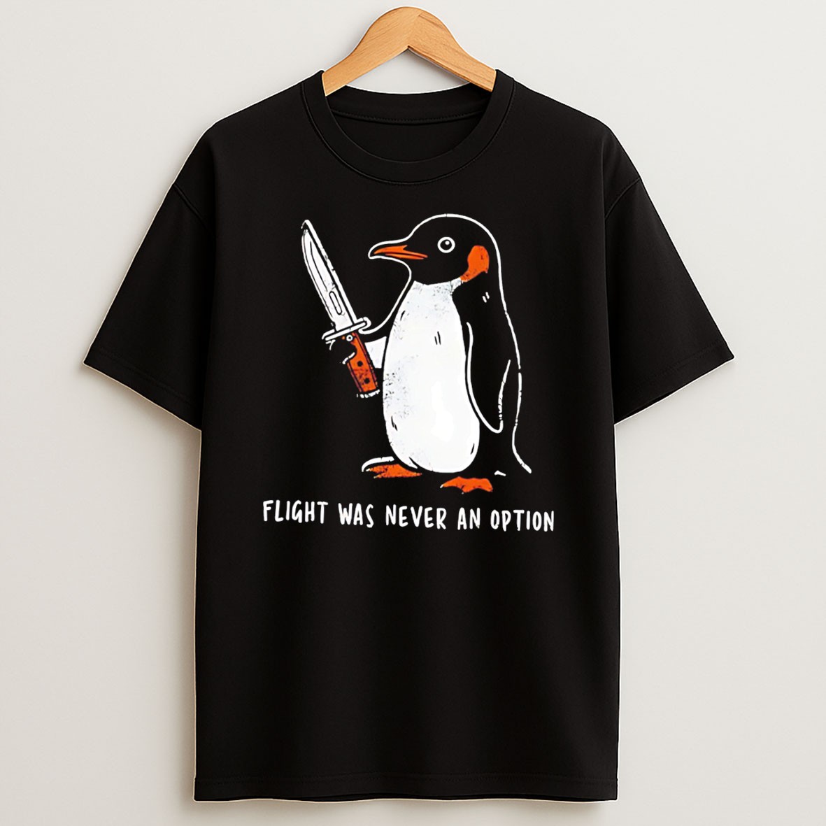 Original Penguin Flight Was Never An Option Tee T Shirt