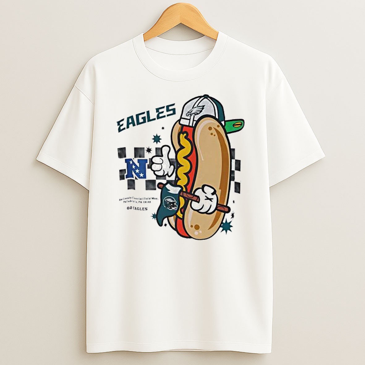 Original Philadelphia Eagles Concessions Classic Hot Dog T Shirt
