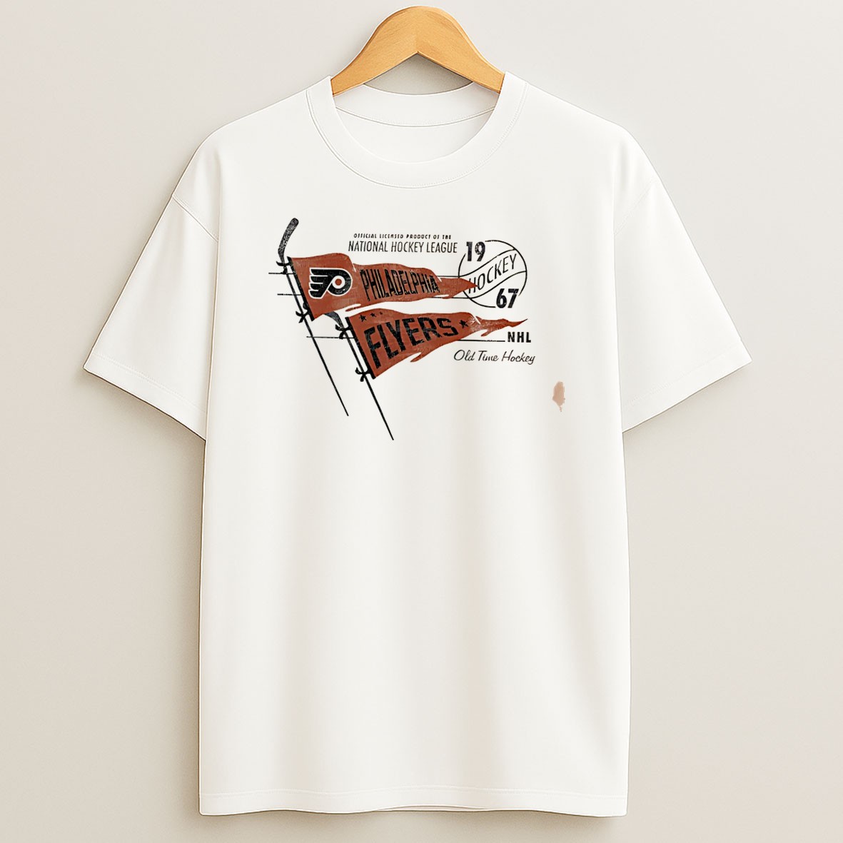 Original Philadelphia Flyers Licensed Product Of The National Hockey League 2000 Flag Tee T Shirt