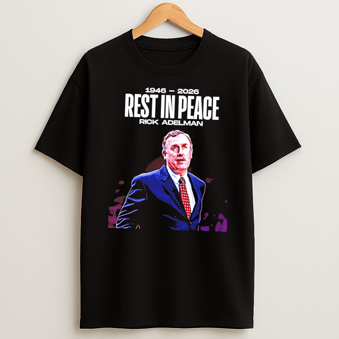 Original Rest In Peace Rick Adelman 1946 2026 Tee T Shirt
