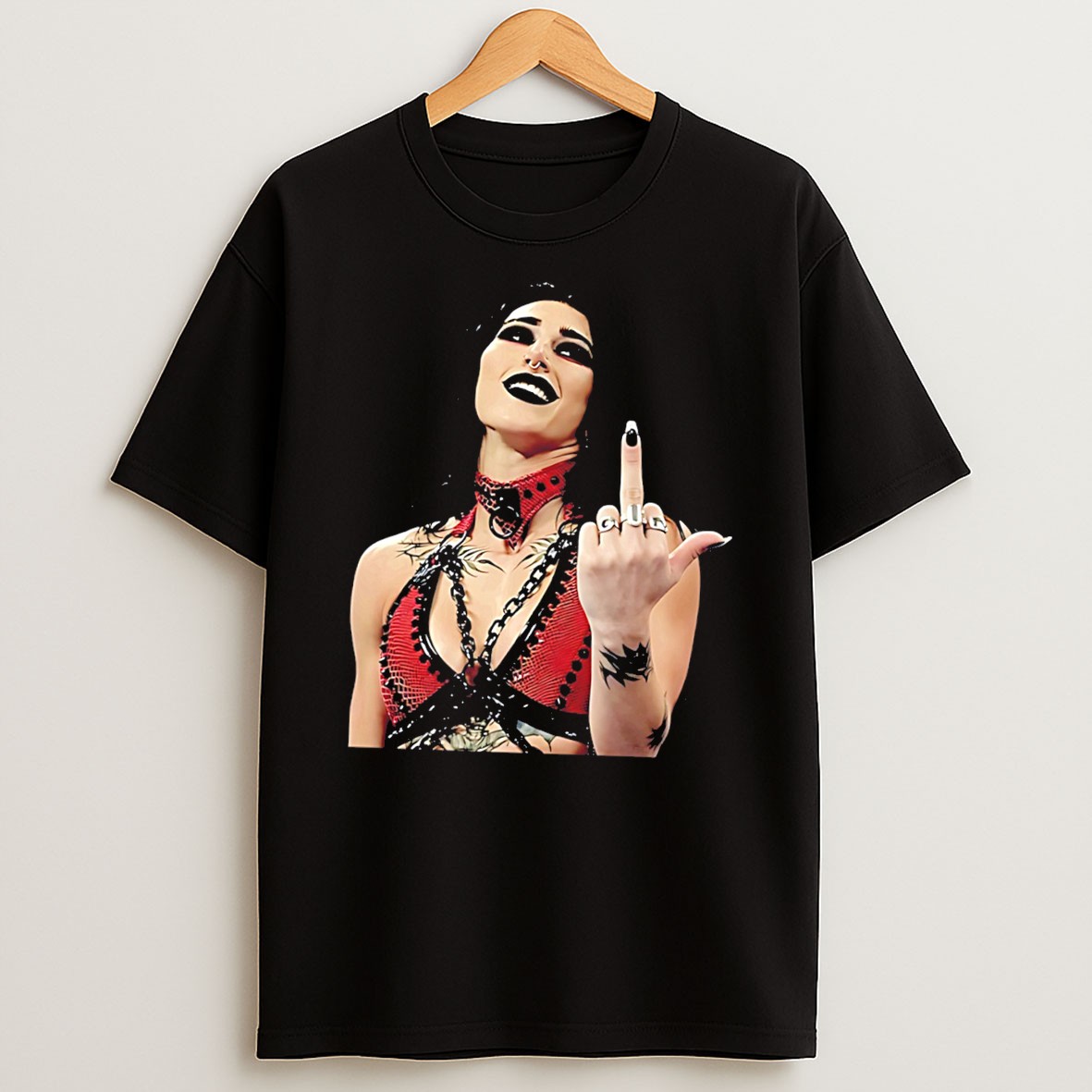 Original Rhea Ripley Middle Finger Tee T Shirt