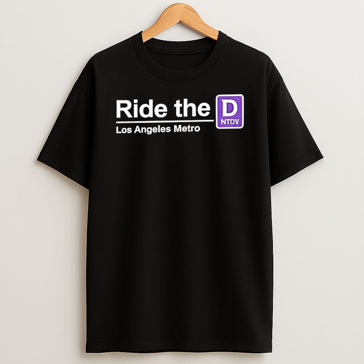 Original Ride The D Los Angeles Metro D Line T Shirt