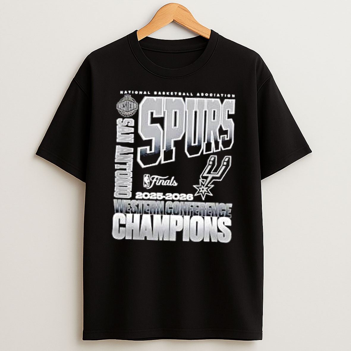 Original San Antonio Spurs 2025 2026 West Conference Champions T Shirt