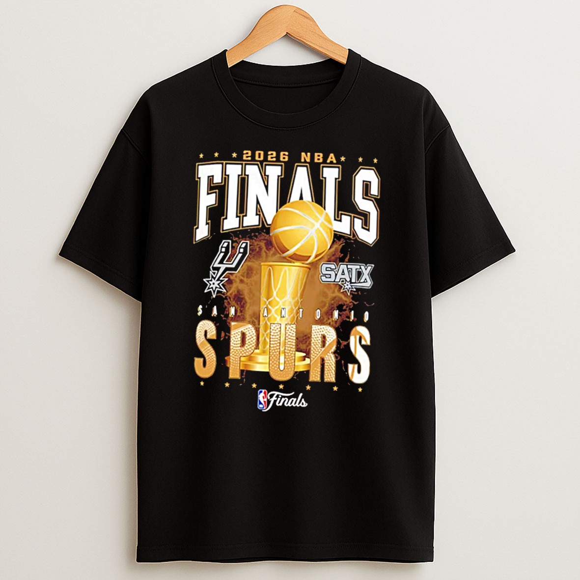 Original San Antonio Spurs 2026 Conference Champions Finals Trophy Tee T Shirt