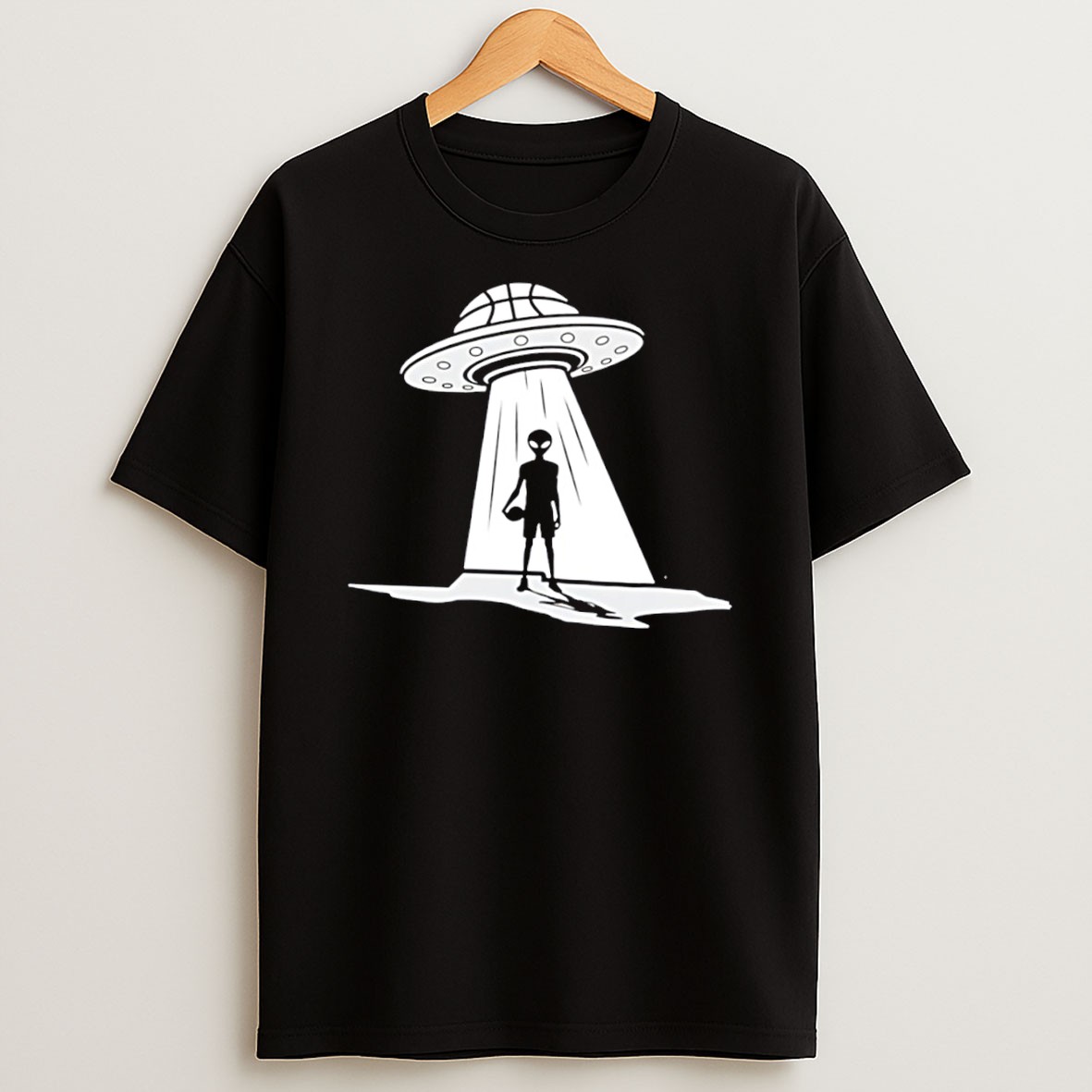 Original Silver Alien Landing Victor Wembanyama Spurs Tee T Shirt