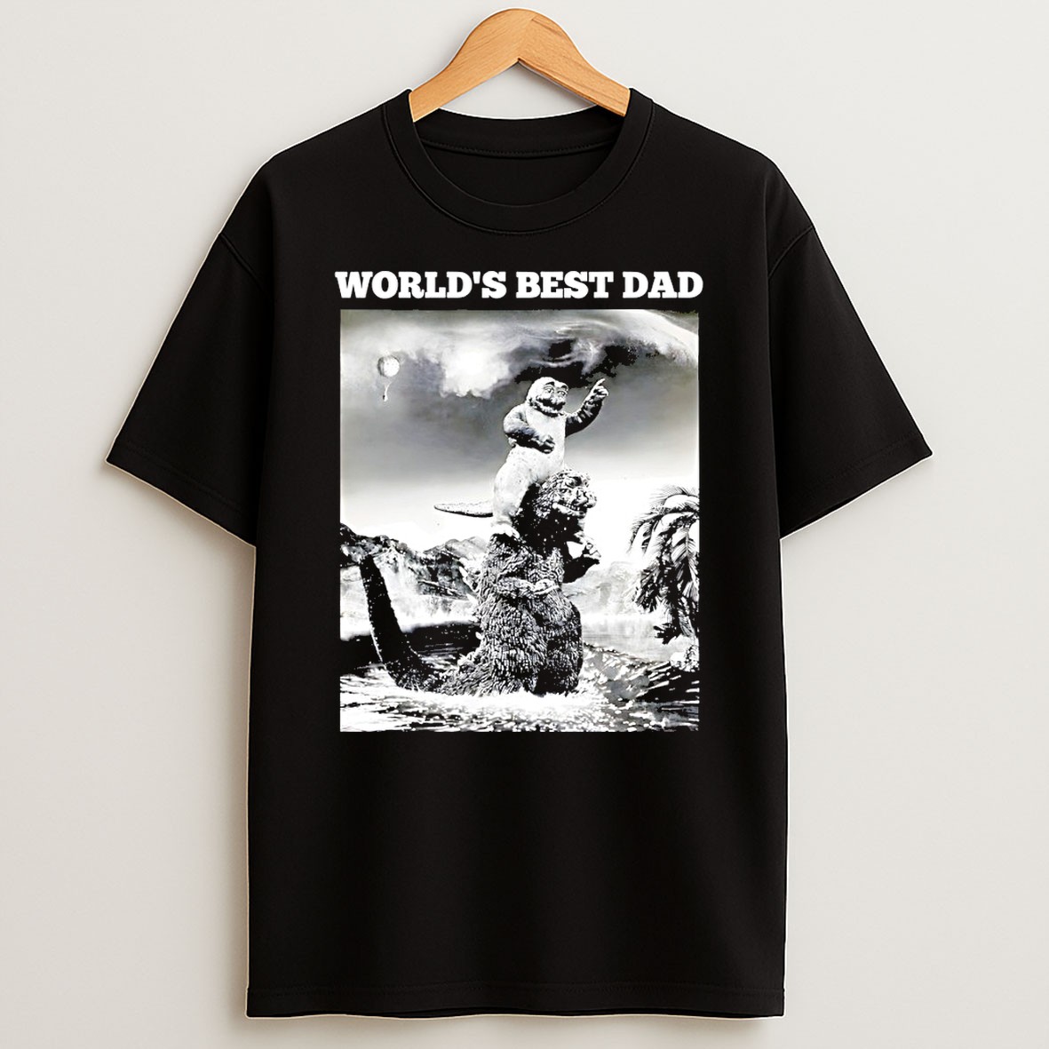 Original Son Of God Zilla Worlds Best Dad Fathers Day T Shirt