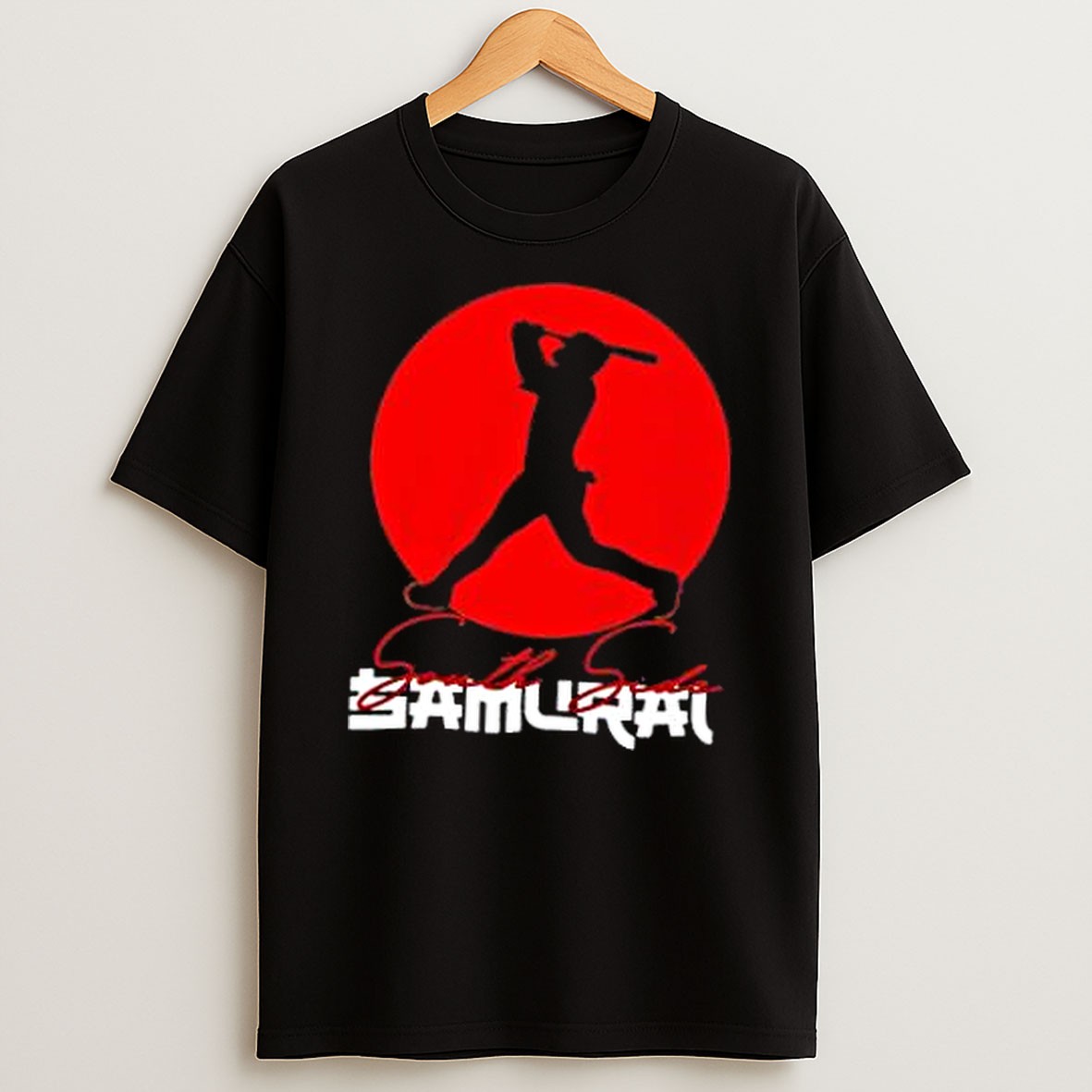 Original South Side Samurai Baseball Player T Shirt