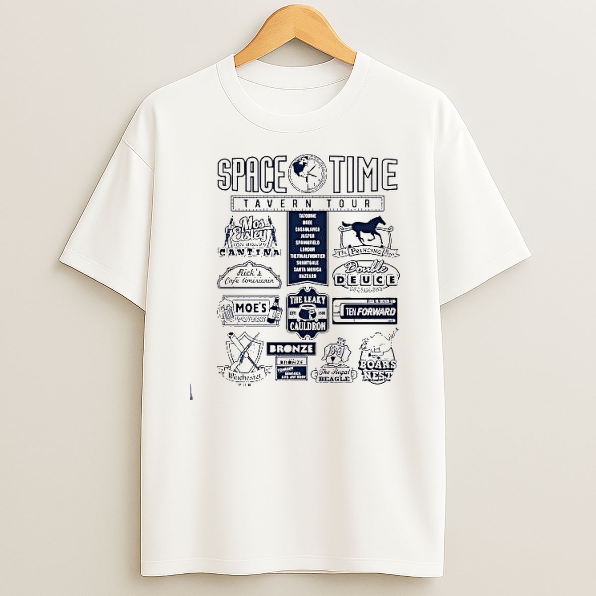 Original Space Time Tavern Tour T Shirt