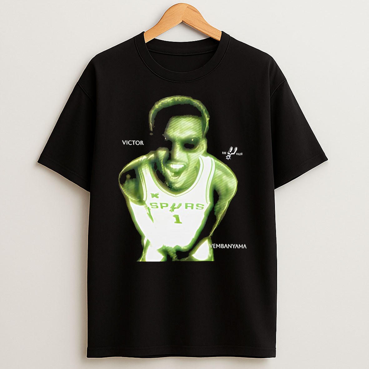 Original Spurs Wemby Alien T Shirt