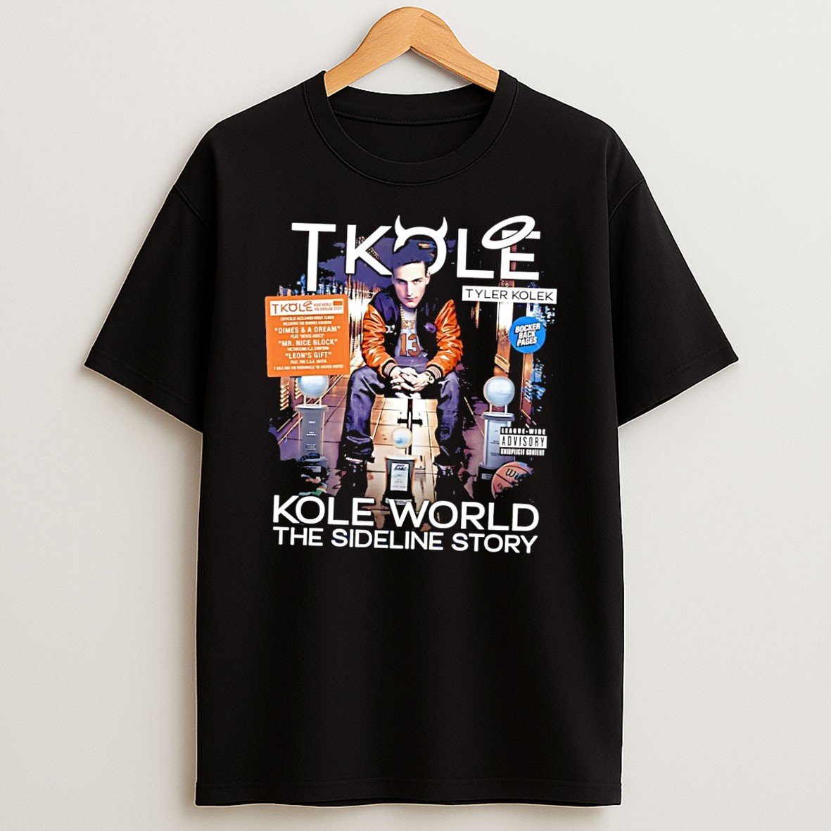Original T Kole World The Sideline Story Tyler Kolek Black T Shirt