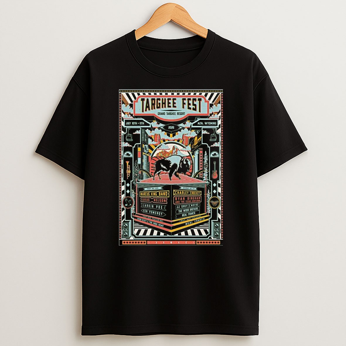 Original Targhee Fest Grand Targhee Resort July 10 11 2026 1 T Shirt