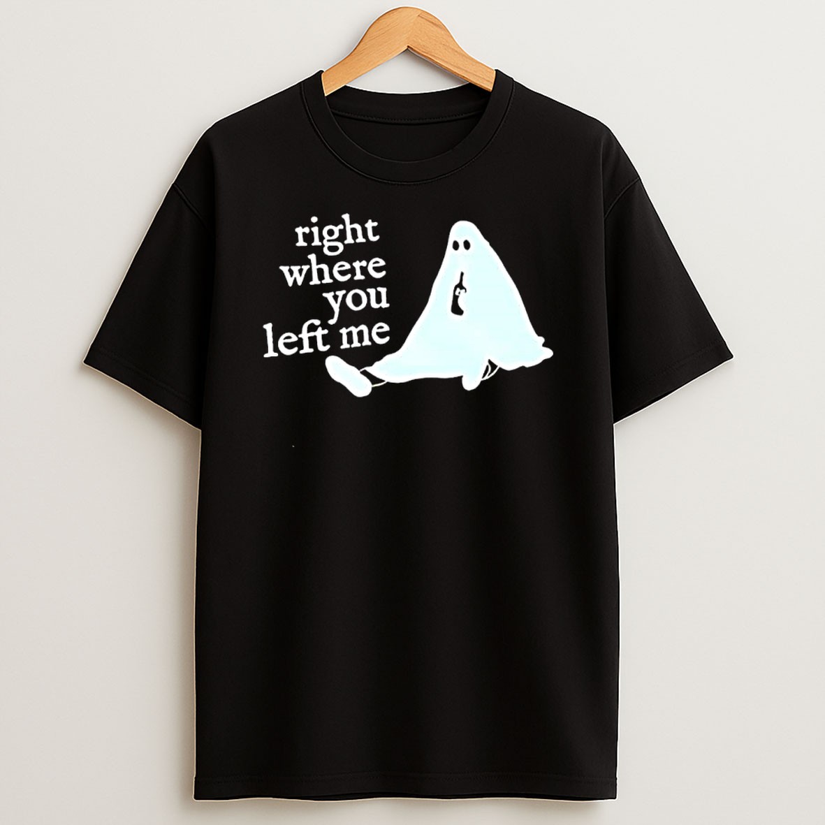 Original Taylor Right Where You Left Me Ghost Song Lyrics Ghost T Shirt