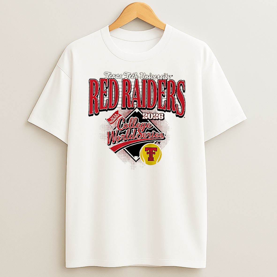 Original Texas Tech Softball 2026 Womens College World Series Tee T Shirt