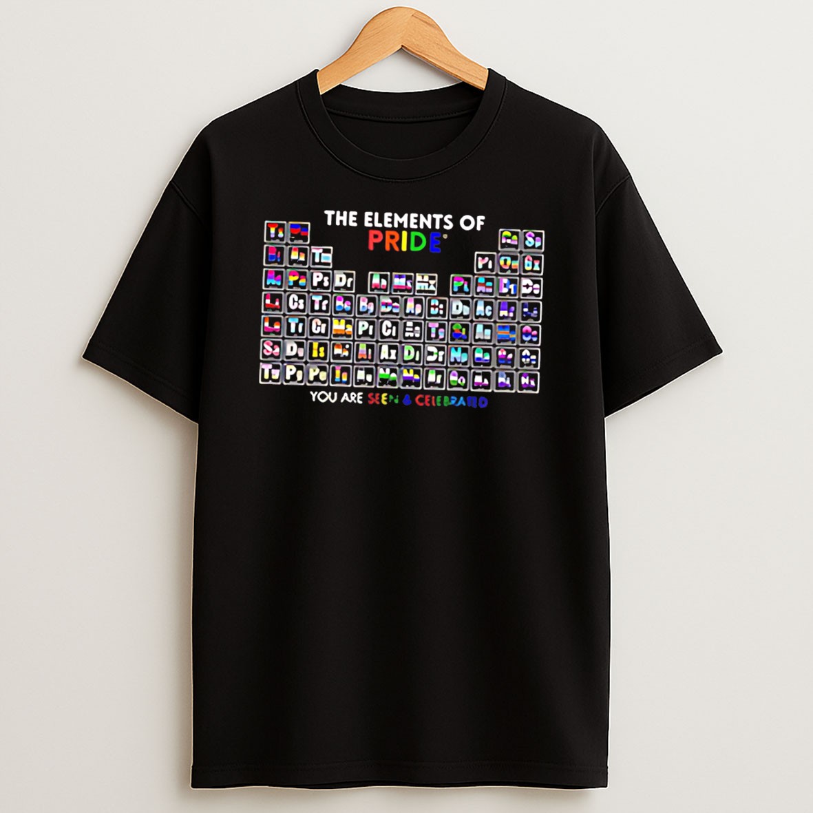 Original The Elements Of Pride You Are Seen And Celebrated Tee T Shirt