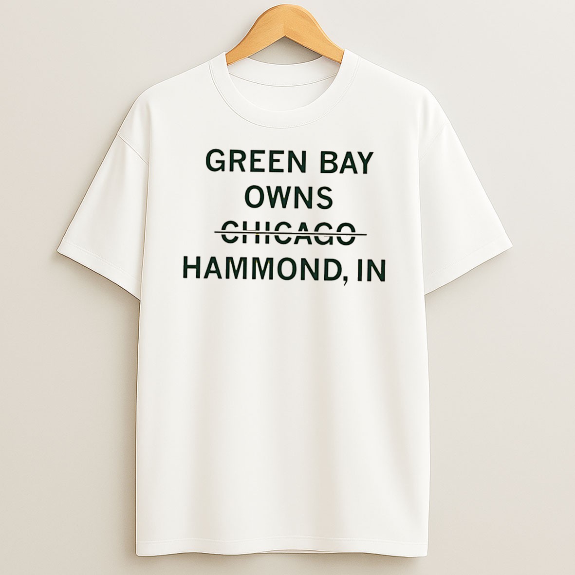 Original The Green Bay Packers Own Hammond Indiana Bears Tee T Shirt