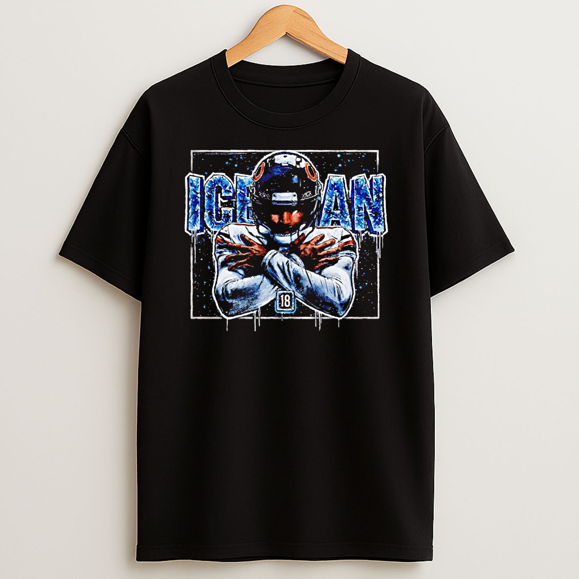 Original The Iceman Cometh Caleb Williams Chicago Bears Football Nfl 2026 T Shirt