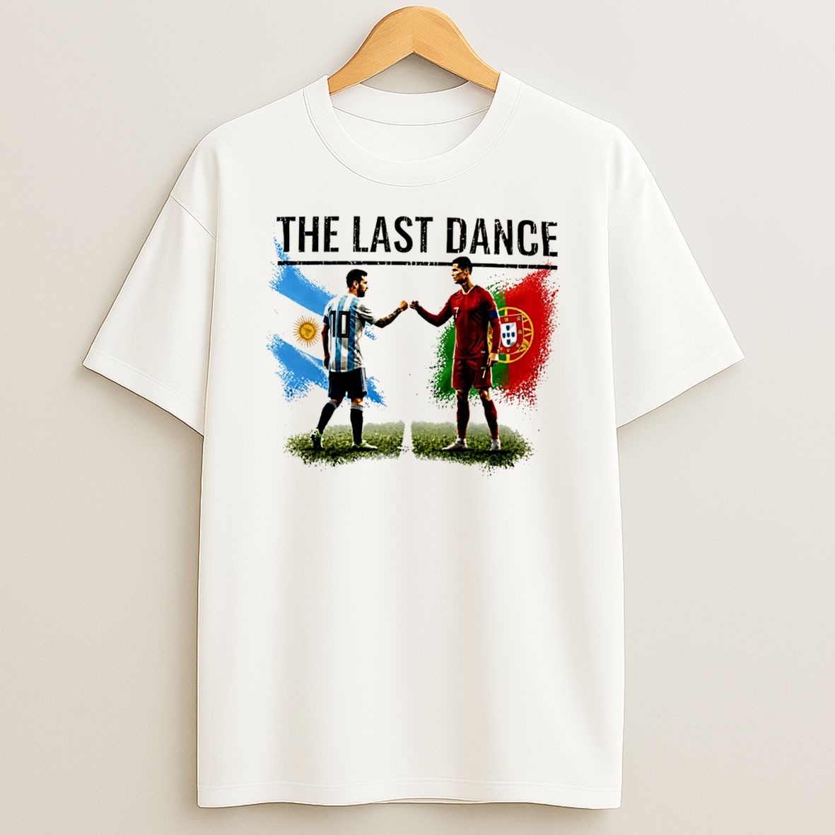 Original The Last Dance Messi And Ronaldo Graphic Tee T Shirt