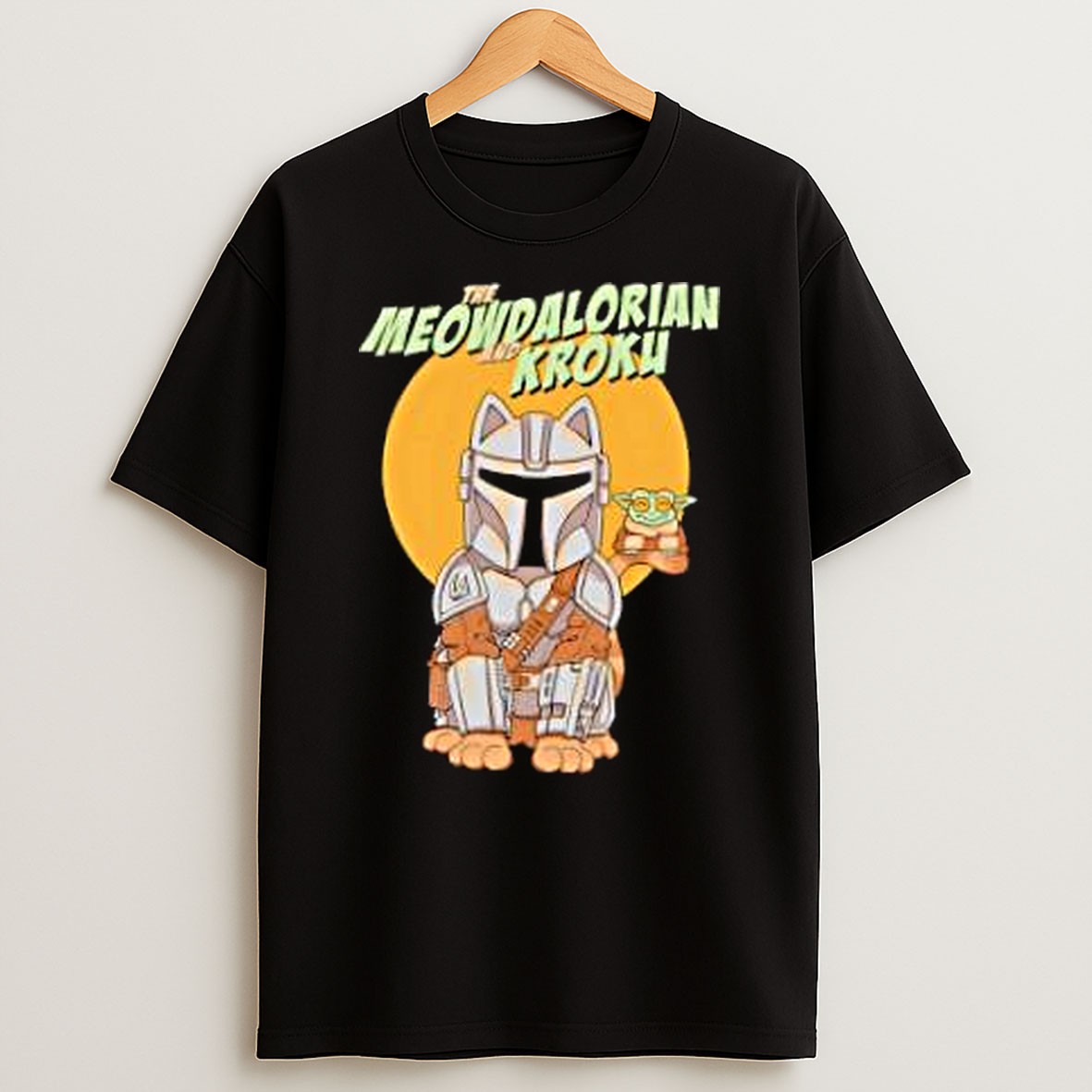Original The Meowdalorian And Kroku Star Wars T Shirt