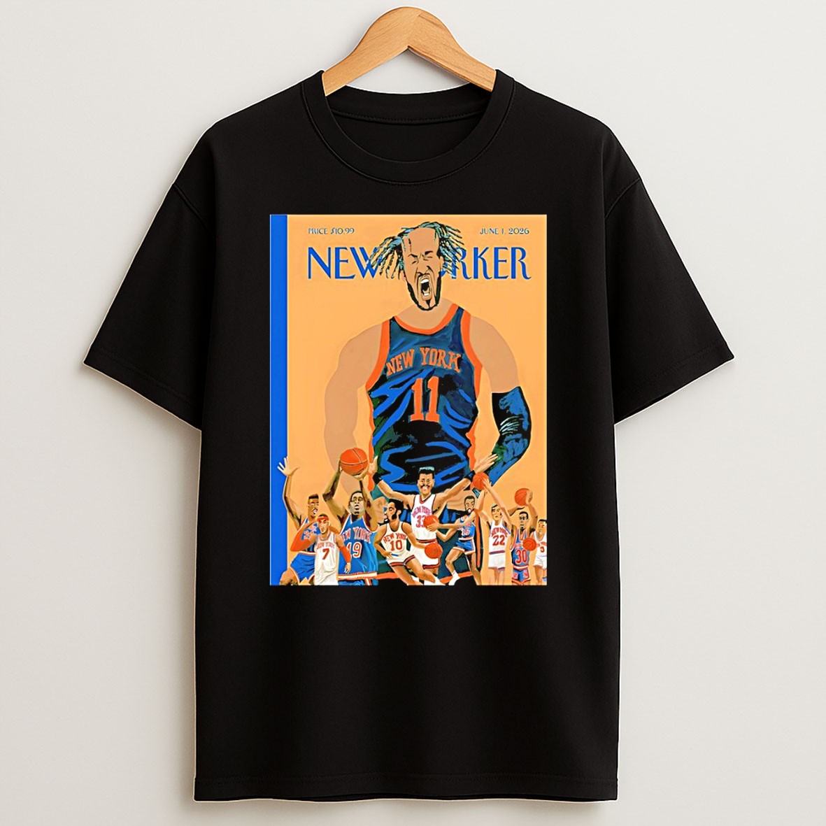 Original The New Yorker Magazine Cover June New York Knicks Basketball 2026 T Shirt