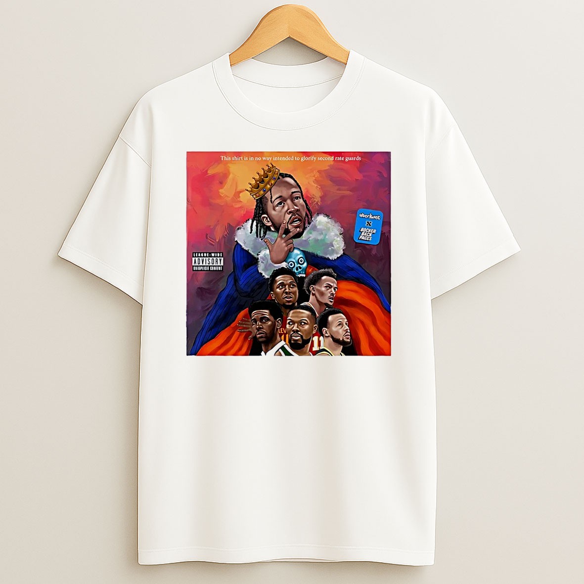 Original This Is In No Way Intended To Glorify Second Rate Guards Nba White T Shirt