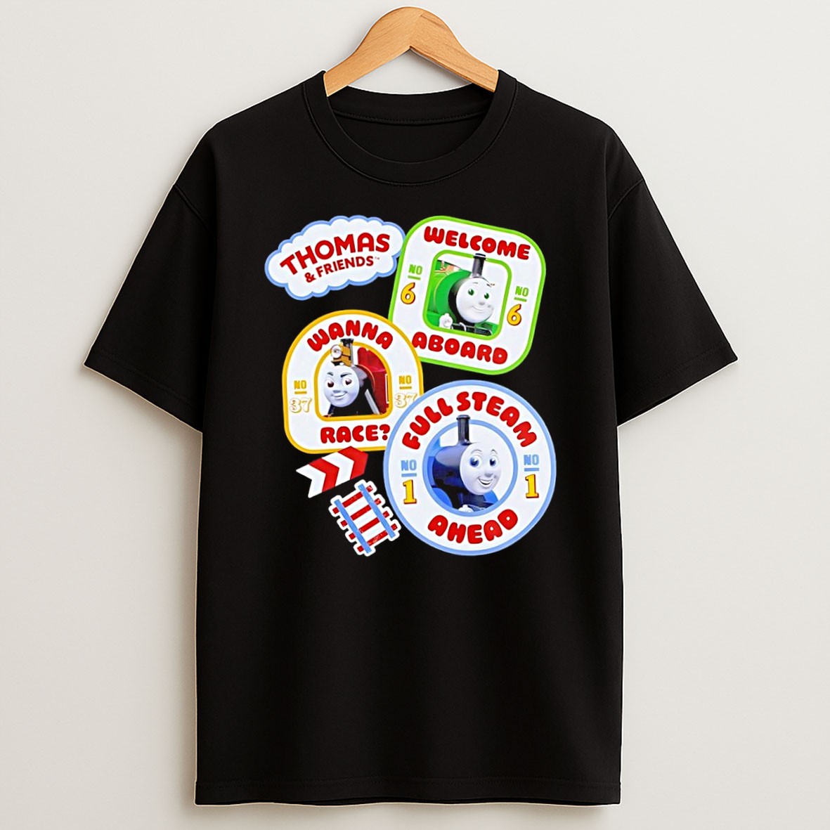 Original Thomas And Friends Thomas El Tren Camiseta Percy Y Rosie T Shirt