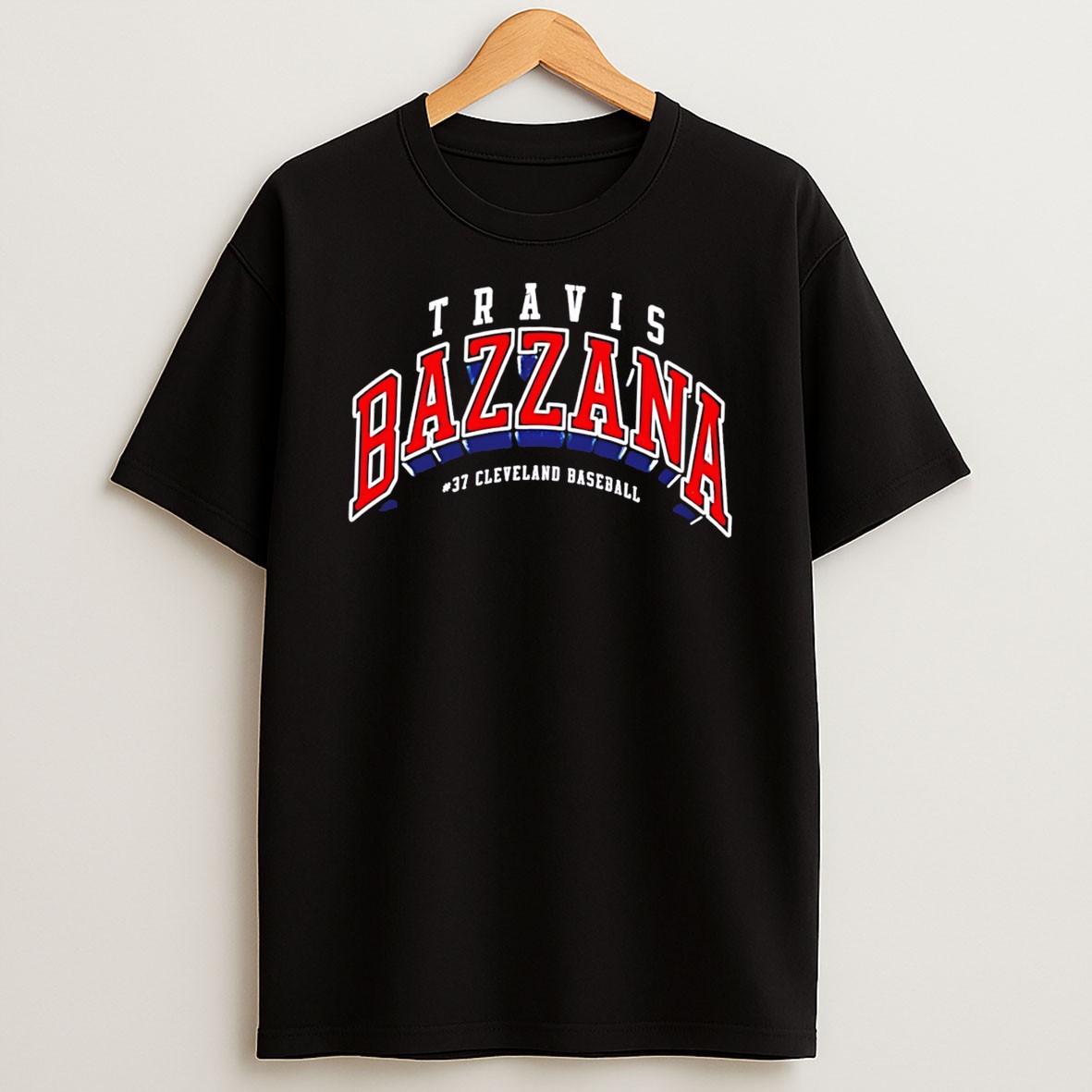 Original Travis Bazzana Cleveland Guardians Collegiate Arch Tee T Shirt