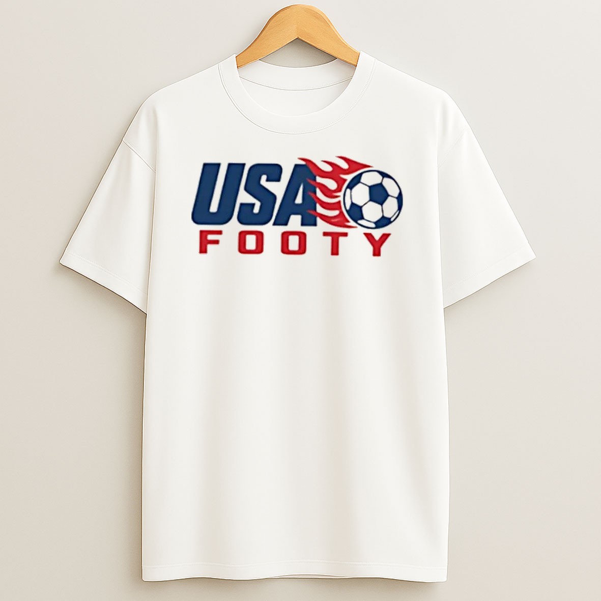 Original Usa Footy Usa Soccer Logo Tee T Shirt