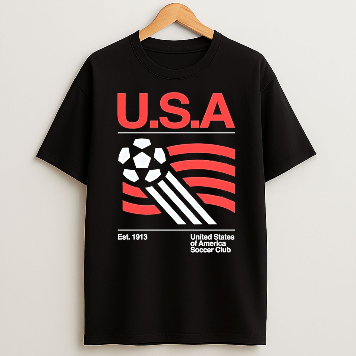 Original Usa Team United States Of America Soccer Club Est 1913 T Shirt