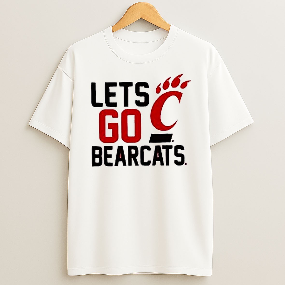 Original University Of Cincinnati Bearcats Ncaa Lets Go Bearcats T Shirt