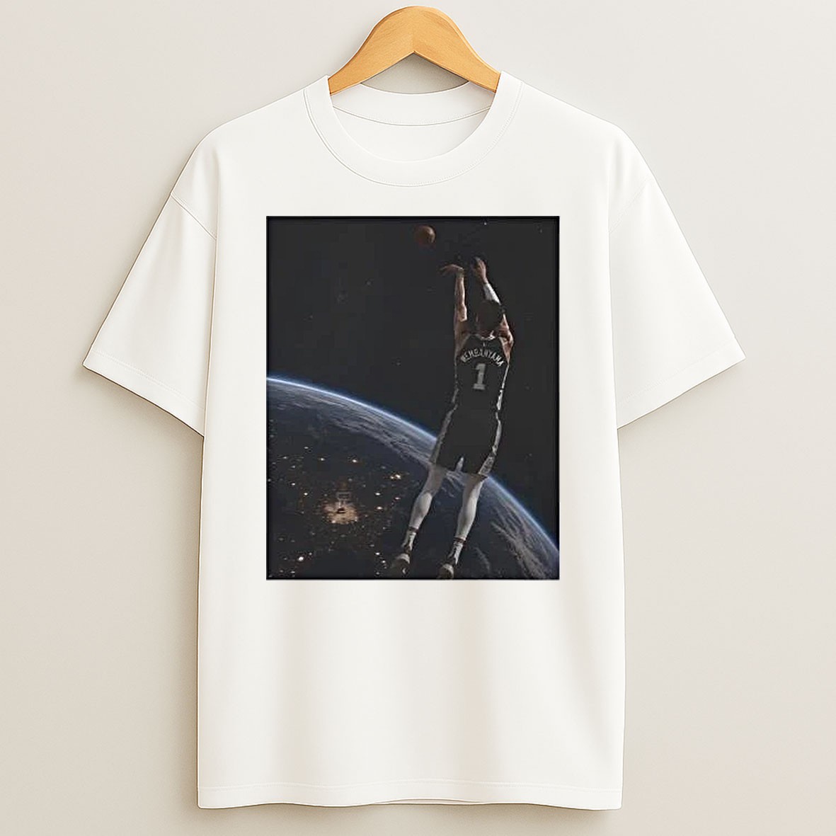 Original Wemby Alien Victor Wembanyama 3 Points T Shirt