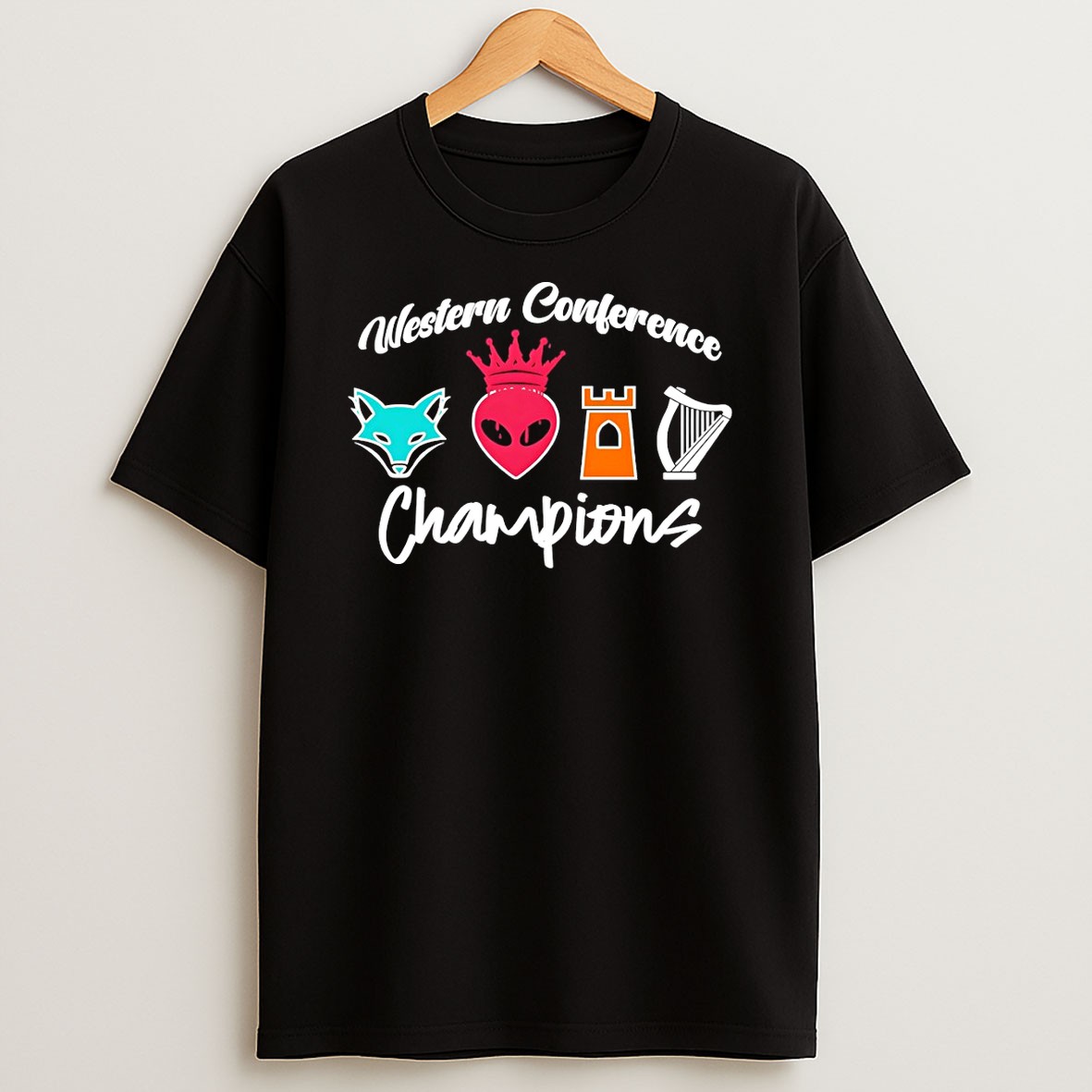 Original Wemby Fox Harp Castle San Antonio Spurs Big 4 Western Conference Champions 2026 T Shirt