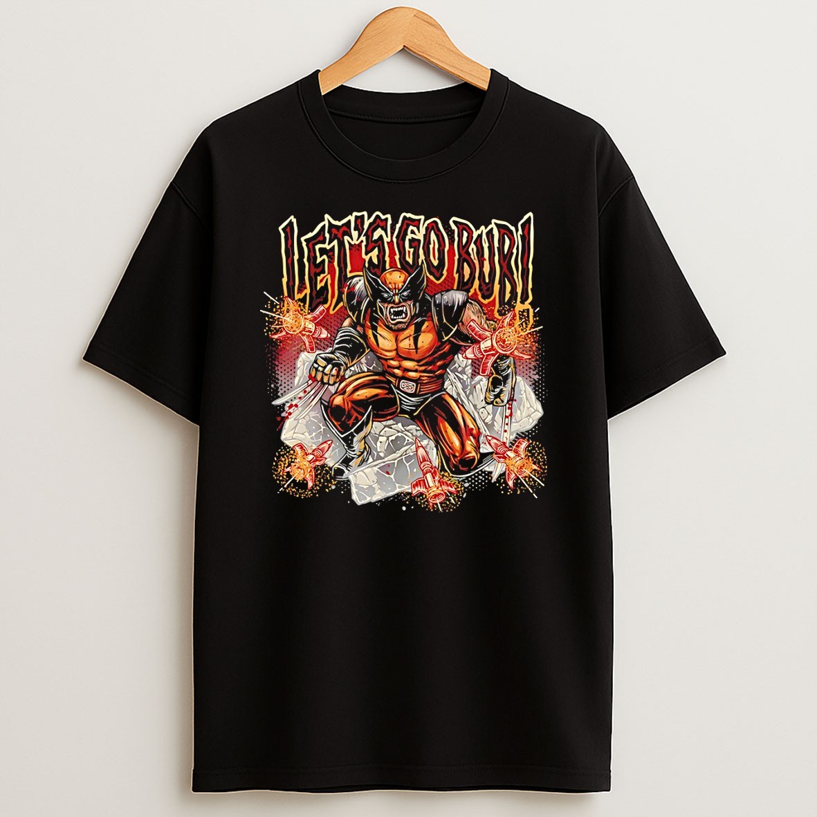 Original Wolverine Lets Go Bub T Shirt
