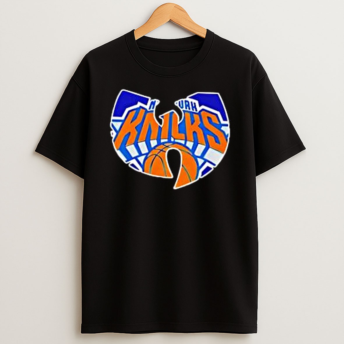 Original Wu New York Knicks Logo Parody T Shirt