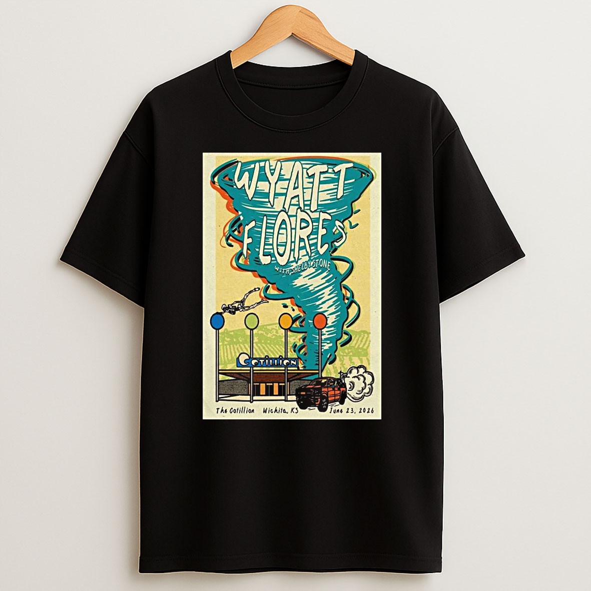 Original Wyatt Flores Concert Wichita The Cotillion June 23 2026 1 T Shirt