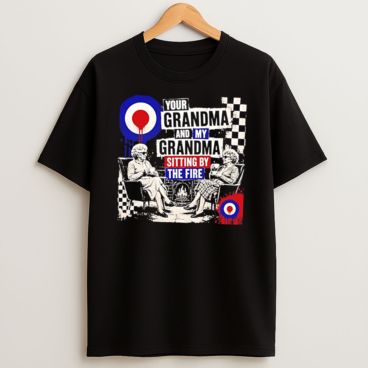 Original Your Grandma And My Grandma Sitting By The Fire Tee T Shirt