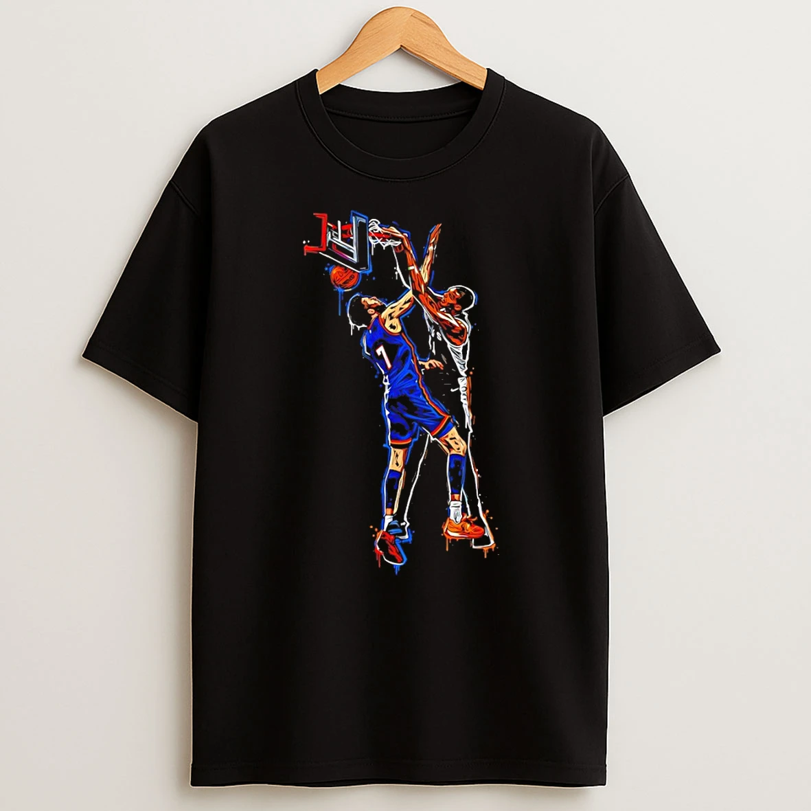 Posterized By An Alien Carmelo Anthony New York Knicks Dunk Wemby San Antonio Spurs Nba 2026 Tshirt Hoodie