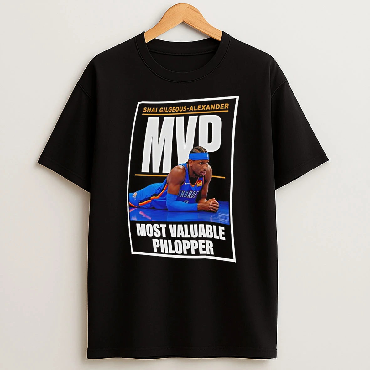 Shai Gilgeous Alexander Mvp Oklahoma City Thunder Most Valuable Phlopper 2026 Tshirt Hoodie