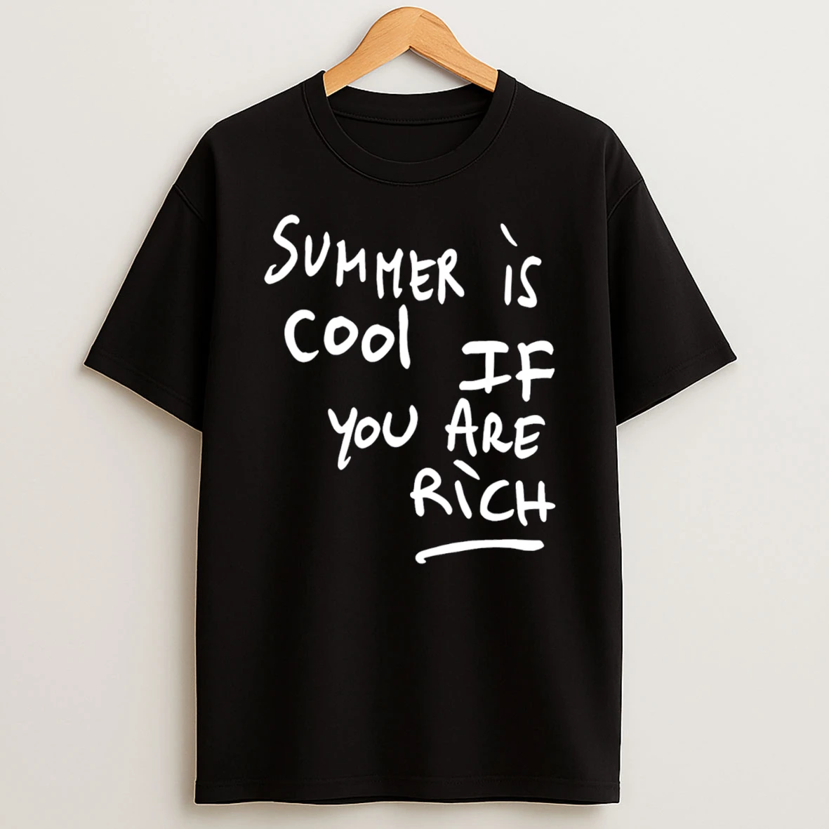 Summer Is Cool If You Are Rich Tee Tshirt Hoodie